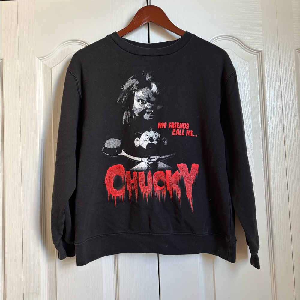 Black Chucky Graphic Sweatshirt